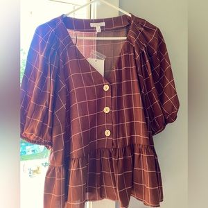 XL Lauren Conrad plaid collection
